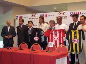 Kia patrocinador oficial del Atlético de Madrid