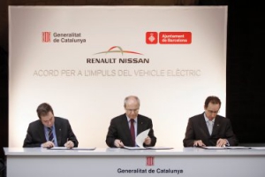 La Alianza Renault-Nissan, la Generalidad de Cataluña y el Ayuntamiento de Barcelona colaboran en la promoción de un Futuro de emisiones cero