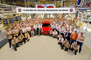 La producción de Fiat Brasil alcanza las diez millones de unidades