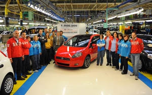 La producción del Fiat Grande Punto alcanza un millón de unidades