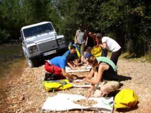 Land Rover en las excavaciones de Atapuerca 2009