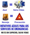 Los profesionales del transporte de emergencias siguen reclamado los rotativos azules