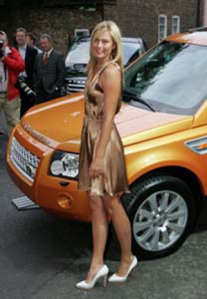 Maria Sharapova y el Land Rover Freelander 2 juntos en Londres