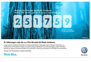 Más de 250.000 árboles plantados en el bosque «BlueMotion» de Volkswagen