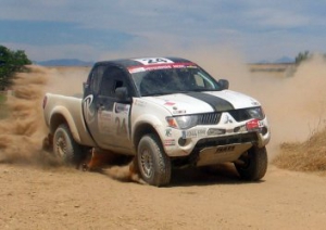 Mitsubishi Evo Cup: Reyes y López empatan al frente del certamen tras la Baja Aragón
