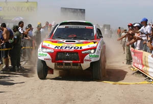 Mitsubishi Motors se retira del Rallye Dakar