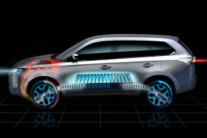 Mitsubishi Outlander Híbrido y recargable desde la red
