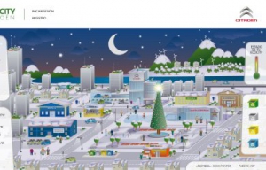 Navidad ecológica en la web Eco-City Citroën