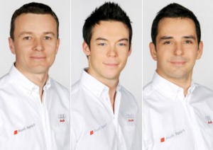Nuevo trío de pilotos para el Audi R15 TDI