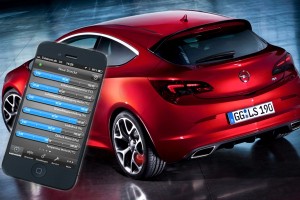 Opel Astra OPC, telemetría a través del iPhone
