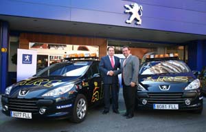 Peugeot España entrega de 3 para los Campeonatos de España 2007