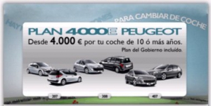 Peugeot lanza su propio Plan 4.000E
