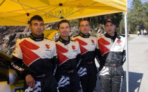¿Quieres ser piloto de rallyes? - Los tres pilotos ya tomaron contacto con el Suzuki Swift