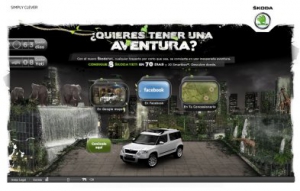 ¿QUIERES TENER UNA AVENTURA?, campaña de Skoda con regalo de coches