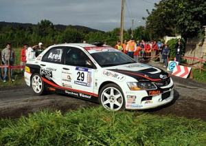 Rallye del Ferrol: victoria de Iván Ares en la Mitsubishi Evo Cup en su debut 