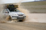 Rotundo éxito del equipo Tata Motors, uno de los primeros en llegar a la meta del Mongol Rally