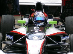 Sainz Jr. en la última prueba de la Eurocup Formula Renault en Montmeló