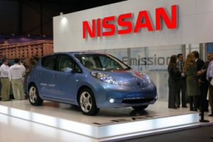 Salón de Madrid 2010: presentación del Nissan Leaf