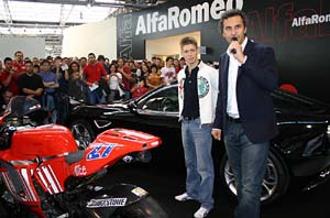 Salón del Automóvil de Barcelona 2007: Casey Stoner estará hoy en el estand de Alfa Romeo