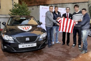 Seat coche oficial del Athletic Club de Bilbao durante las tres próximas temporadas