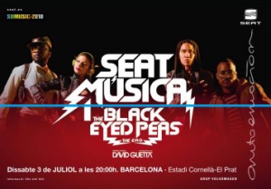 SEAT patrocina el único concierto de The Black Eyed Peas en España