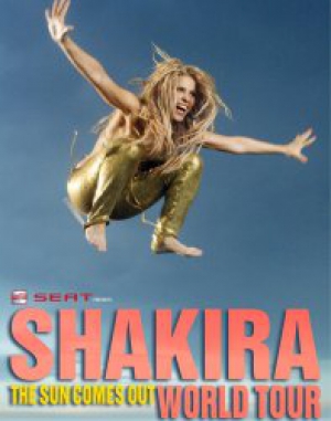 Seat patrocina la gira europea de Shakira