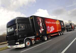 Shakira y Seat de gira por Europa