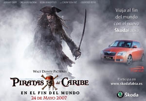 Skoda Fabia y Piratas del Caribe: en el fin del mundo
