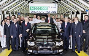 Skoda alcanza los 14 millones de vehículos fabricados