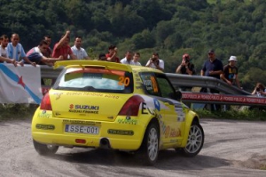 Suzuki: Gorka Antxustegi, segundo en la categoría S1600 en el Rallye Ppe de Asturias