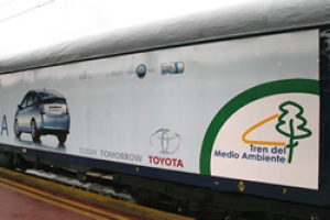 Toyota en el Tren del Medio Ambiente