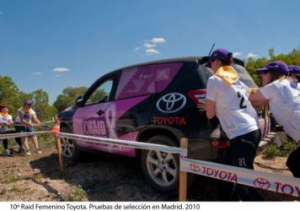 Toyota España selecciona a las 40 participantes del 10º Raid Femenino Toyota