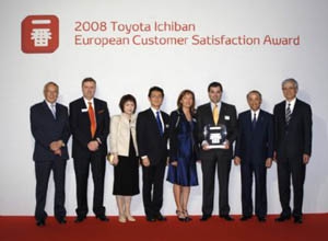 Toyota galardona a tres concesionarios españoles con los Premios europeos a la satisfacción del cliente