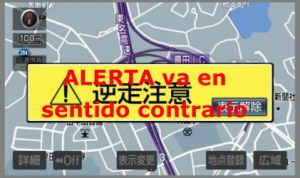 Toyota incorporará una alerta de conducción en sentido contrario en los sistemas de navegación