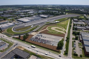 Vista aérea de la nueva pista de pruebas de Toyota Europa