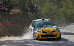 Tres Renault Clio R3 entre los diez primeros en el Rallye de Villa Joyosa