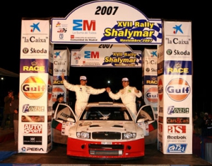 Victoria de Carlos Sainz y Luis Moya en el XVII Rally Shalymar disputado en Madrid
