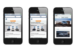 Volkswagen estrena web para dispositivos móviles