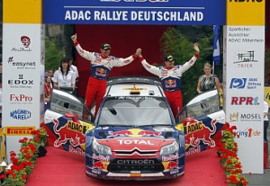 WRC: Dani Sordo-Diego Vallejo (Citroën), segundos en el Rallye Alemania