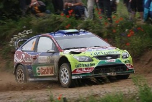 WRC: Rallye de Polonia, Hirvonen lidera tras el primer día con abandono de Loeb. Sordo es tercero
