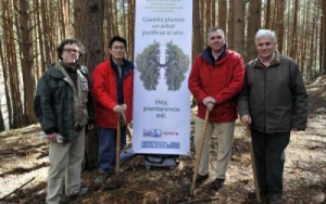 WWF España, La Gaceta de los Negocios y Toyota Prius promueven la recuperación del entorno del Hayedo de Montejo mediante una campaña de reforestación voluntaria