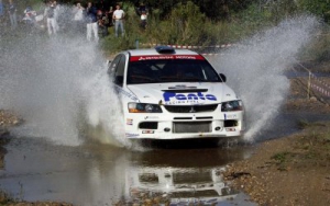 Xavi Pons, primer líder de la Mitsubishi Evo Cup 2009